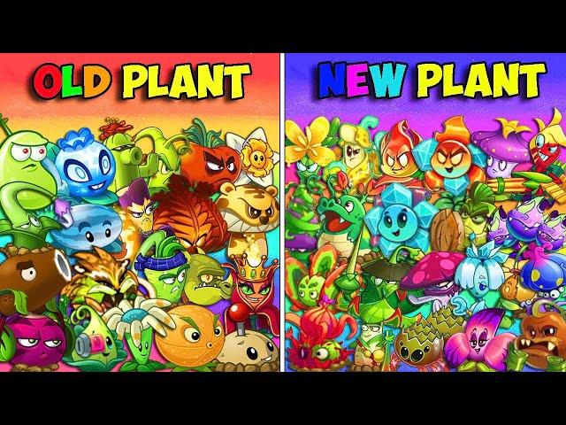 Team OLD PLANT vs NEW PLANT v11.8.1 - Who Will Win? - Pvz 2 Team Plant vs Team Plant