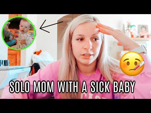 DITL WITH A SICK BABY | Brittandfam