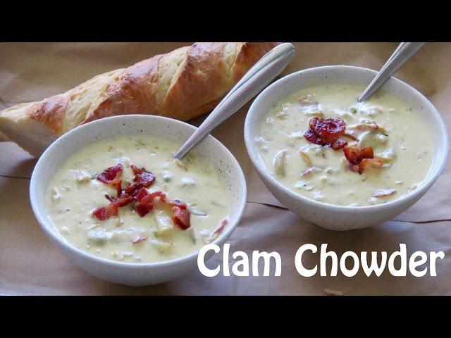 Easy New England Clam Chowder Recipe | The Frugal Chef