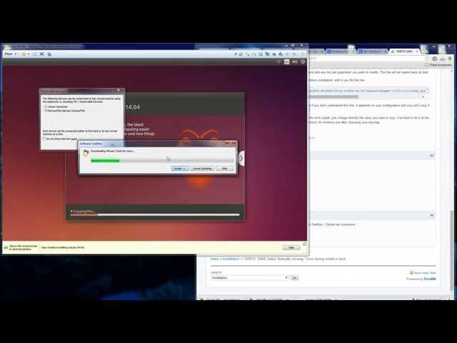 VmWare Player - Ubuntu 14 Complete Install End to End