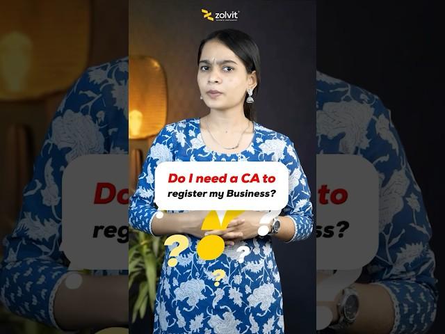 Is CA Required For Business Registration? | Vakilsearch #shorts #ytshorts