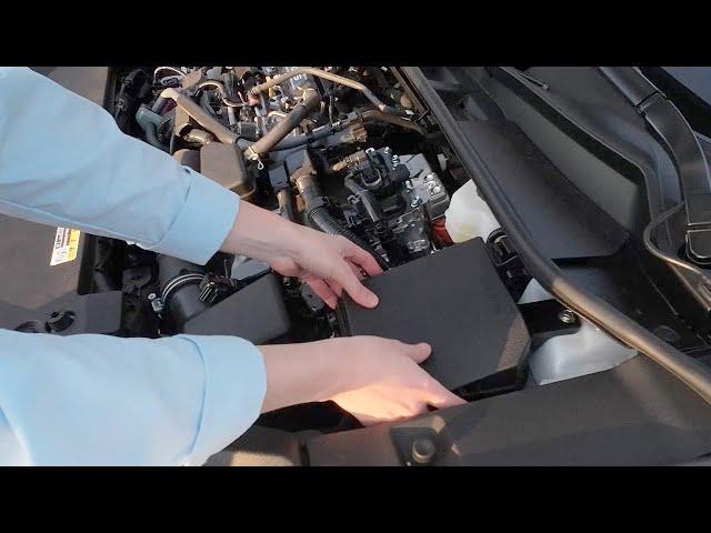 How to recharge a 12V battery in a Lexus LBX | LEXUS EUROPE