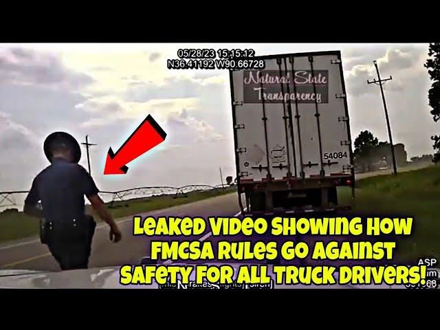 Leaked Video Showing How FMCSA Rules Go Against Safety For All Truck Drivers In America!