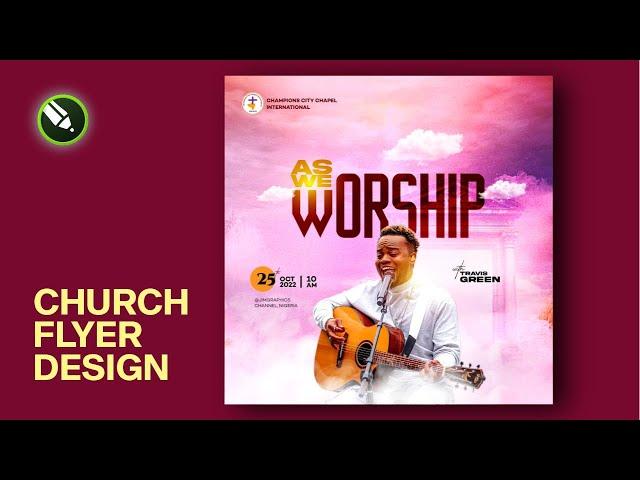 How to Design a Church Flyer | CorelDraw Tutorial 2023