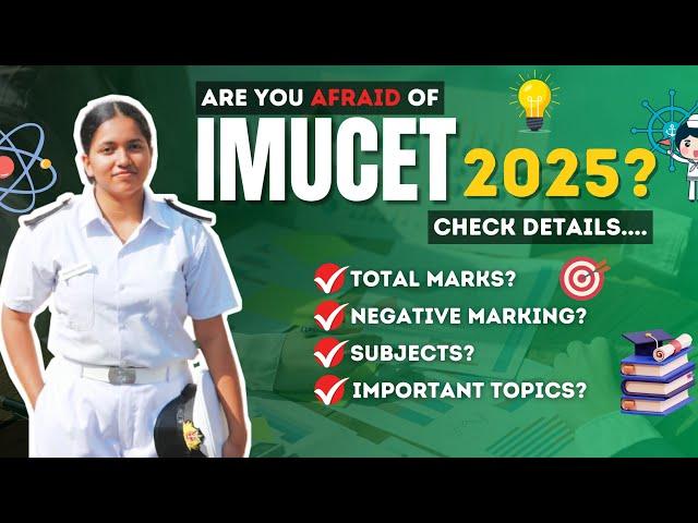 ARE YOU AFRAID OF IMU CET 2025 EXPLAINED BY CDT. PRERONA GHOSH || MERCHANT NAVY || JOB