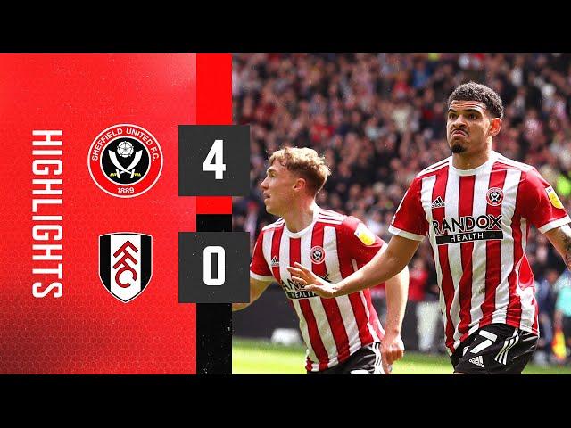 Sheffield United 4-0 Fulham | EFL Championship highlights | Gibbs-White, Berge, Ndiaye & Stevens. 