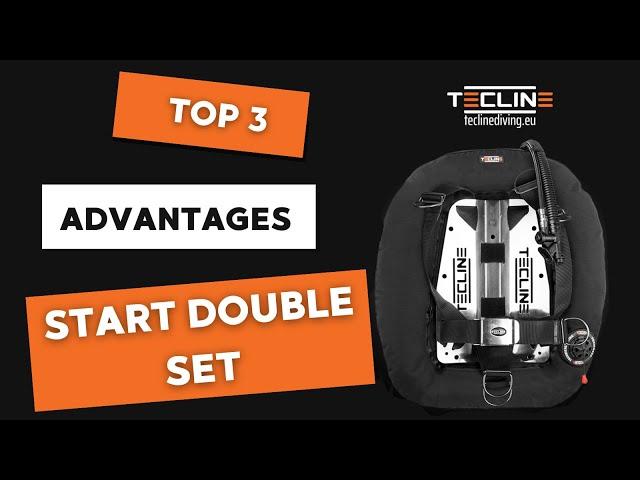  Wing for Twinset diving: 3️ TOP ADVANTAGES of Tecline Start Double Set