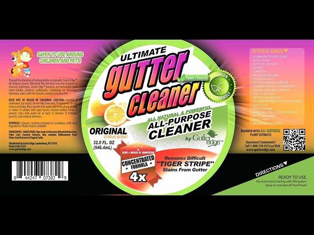 Gutter Edge Cleaner In Action, Does the Cleaner Work?