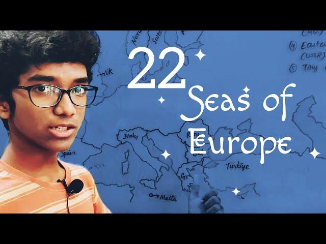 Seas of Europe for all Competitive Exams | World Geography | Physical