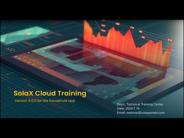 [July 16, 2024 Webinar] SolaX Cloud Training, Version 6.0.0  for the Household App