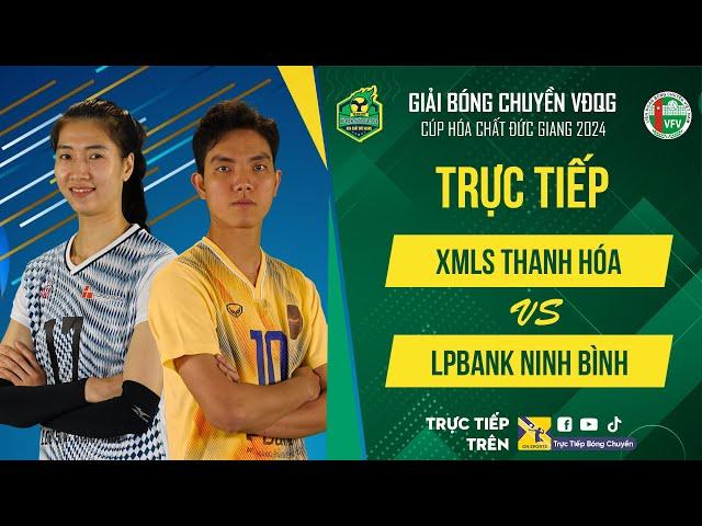 Trực tiếp: XMLS THANH HÓA vs LPBANK NINH BÌNH |Tranh Hạng 3 VCK giải bóng chuyền VĐQG cúp HCĐG 2024