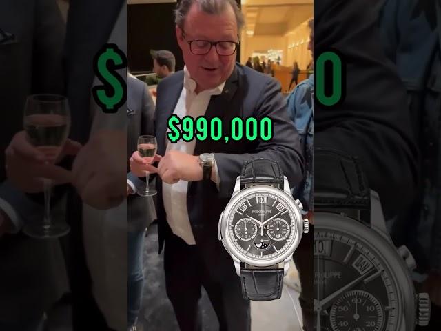 The CEO Of Patek Philippe Wears $990,000 Watch!