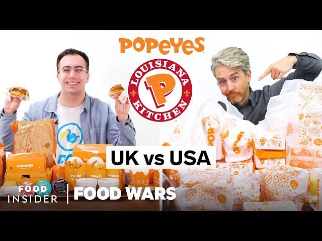 US vs UK Popeyes | Food Wars