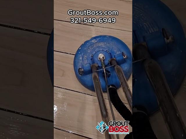 NOW THAT'S CLEAN!! #homeimprovement #grout #groutcleaning