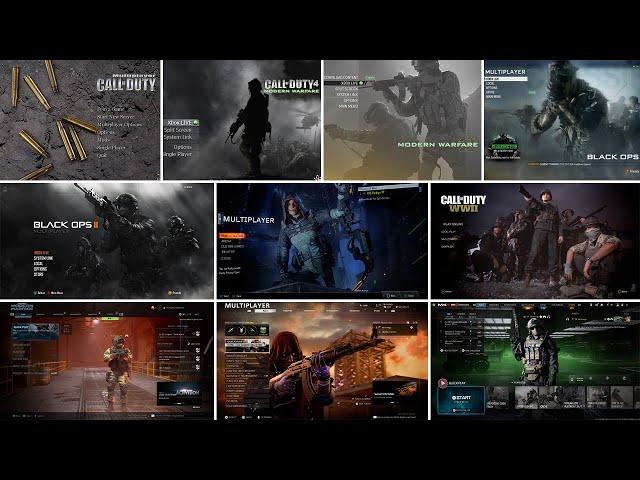 Multiplayer Menu and Music Evolution in Call of Duty Games