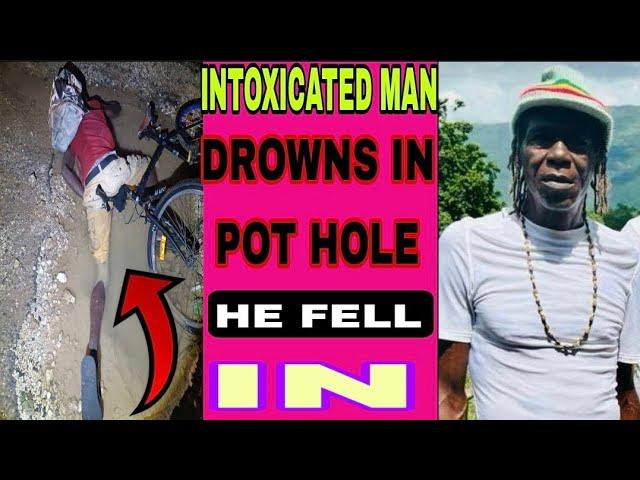 drunken man drowns in deadly pothole he fell in️ driver lick down police & run‍️