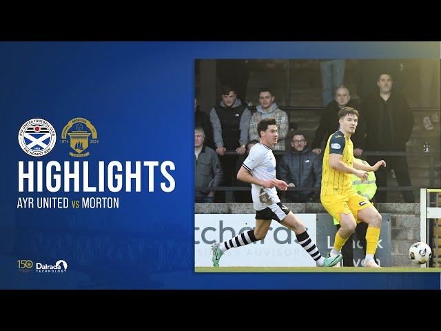 Ayr United vs Greenock Morton | Scottish Cup Third Round | 30/11/24