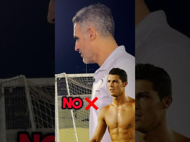 Coach finally admits who the GOAT is…  #football #ronaldo #mehransdinosaurs