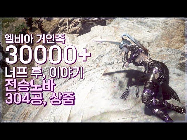 엘비아 거인족이 너프되었습니다. 30000+ 전승노바 304공, Primal Giant Post Update, Succesion NOVA 1h Lv.2