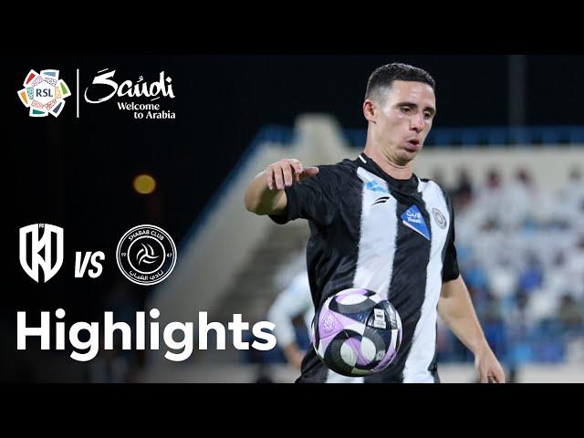 Podence makes his full RSL debut | Al Okhdood - Al Shabab 1-1 | Highlights presented by Visit Saudi