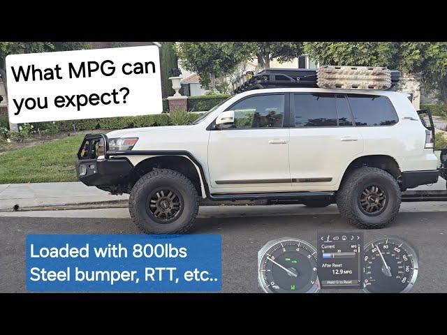 What MPG can you expect with a Land Cruiser?