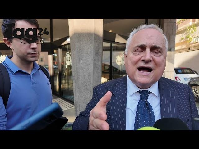 Lazio, Lotito: "Ora centro sportivo e Academy, poi stadio Flaminio. Tutti entusiasti del progetto"