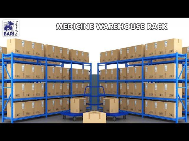 Medicine Warehouse Rack | Pharma Industry Rack |  Storage Rack | Racks in Islamabad | #warehouserack