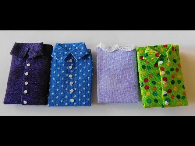 Dollhouse Miniature Folded Clothing