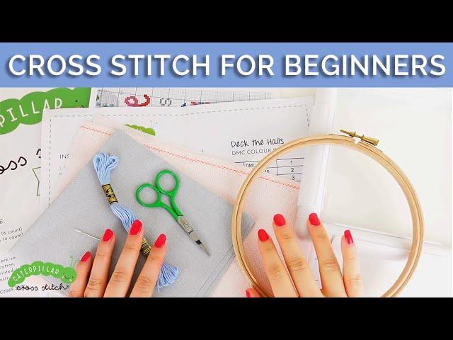 How to Cross Stitch for Beginners - the Basics! | Caterpillar Cross Stitch