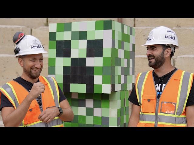 Life-Sized Slow Motion Minecraft Creeper Explosion - The Slow Mo Guys