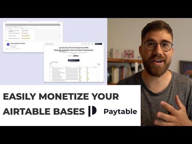 Sell anything with Airtable & Paytable | Tool of the month