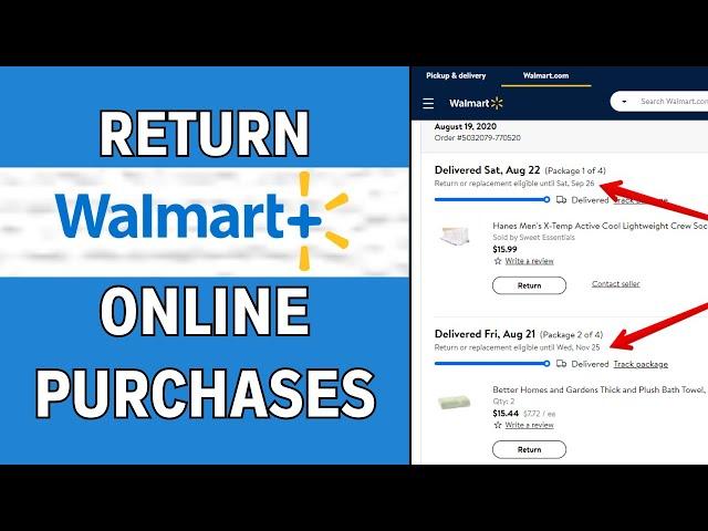 How to Return Online Purchases at a Walmart Store 2024