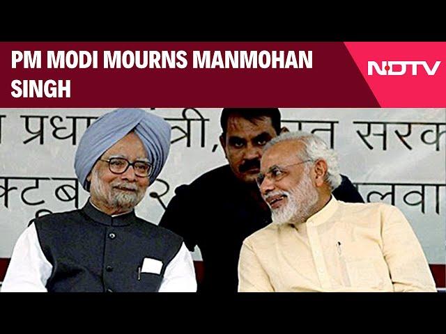 Manmohan Singh Death | PM Modi Mourns Manmohan Singh: "One Of India's Most Distinguished Leaders"