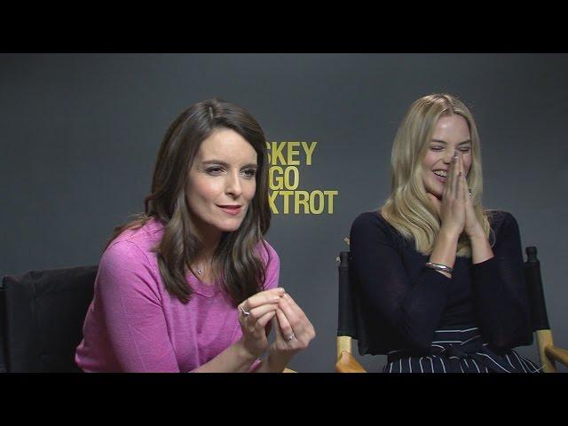 Tina Fey and Margot Robbie Turn The Tables on Reporter