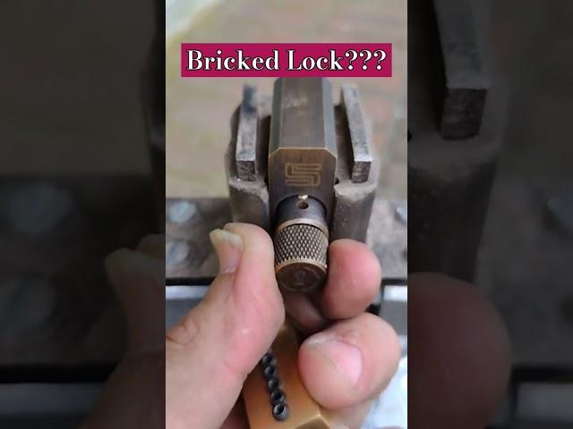 #sparrows Bricked Progressive lock Fixed!! #Chopped&Screwed #knoxlocks #locksport #lock #picking