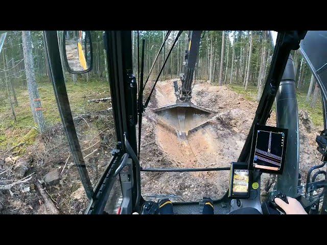 A Ditch In The Forest And A Turning Circle