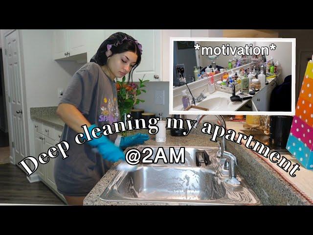 DEEP CLEAN MY APARTMENT WITH ME || ClEANING MOTIVATION, TIME-LAPSE || ft. LifeWit Pillow