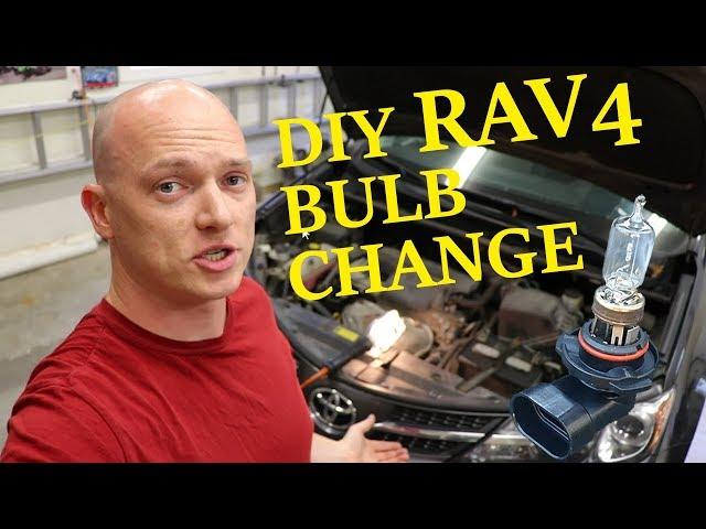 How to Change 2013-2018 Toyota Rav4 Headlight Bulb!