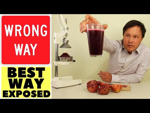 You've Been Juicing Pomegranates Wrong. Best Way to Juice Exposed