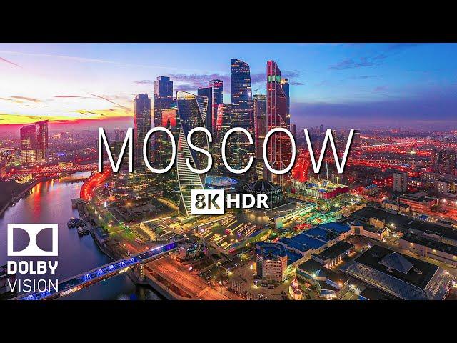 MOSCOW 8K Video HDR With Soft Piano Music - 60 FPS - 8K Nature Film