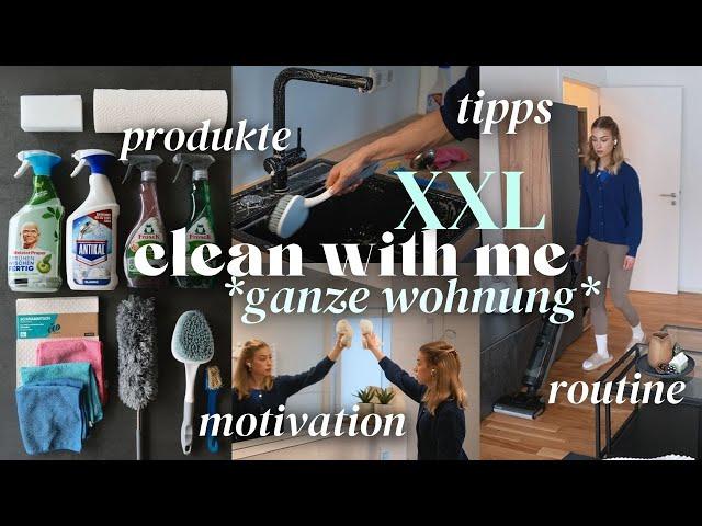 XXL CLEAN WITH ME 🫧 Cleaning motivation, tips & products