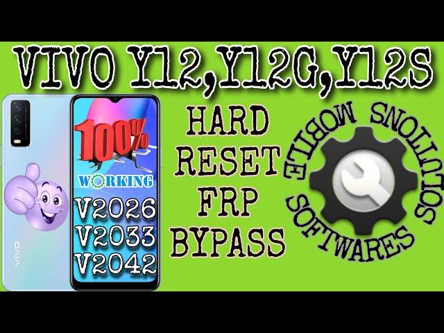 Vivo Y12s frp bypass Hard Reset | Vivo V2026, V2033, V2042 | @mobilesoftwaressolutions476