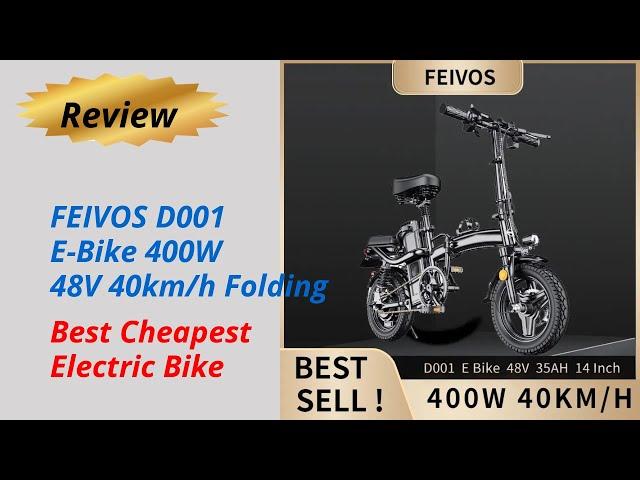 Review FEIVOS D001 E-Bike 400W 48V 40km/h Folding - Best Cheapest Electric Bike