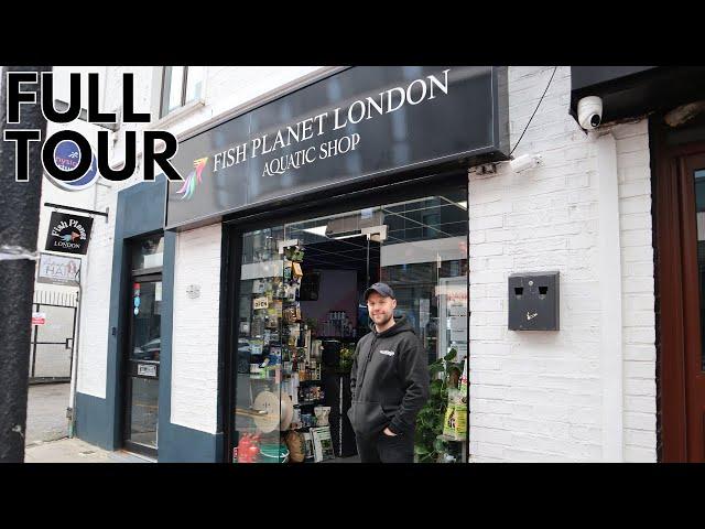 FISH SHOP tour at FISH PLANET LONDON