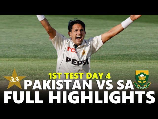 Pakistan vs South Africa Full Highlights 1st Test 2024 Day 4 | PAK VS SA