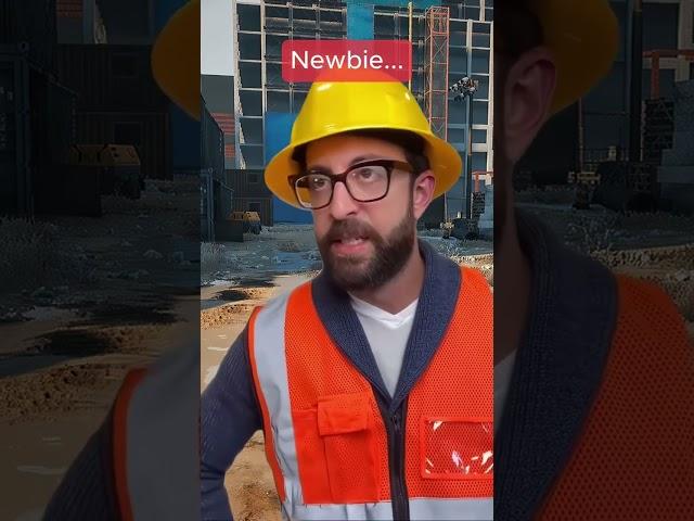 Newbie… (via: Adam Ross) #construction #funny #funnyvideos #shortvideos #foryou #viral #shorts #fyp