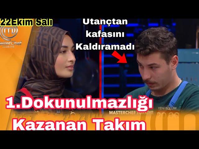 Masterchefde Haftanın İlk Dokunulmazlığını Kazanan Takım Belli Oldu Emre Utançtan Kafasını…