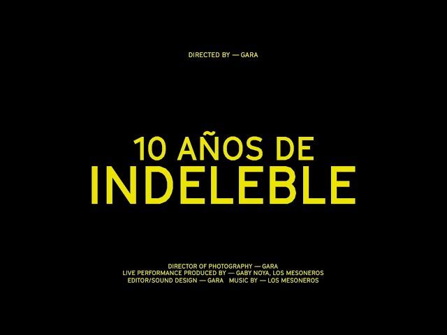 Los Mesoneros - Live 10 Años de Indeleble