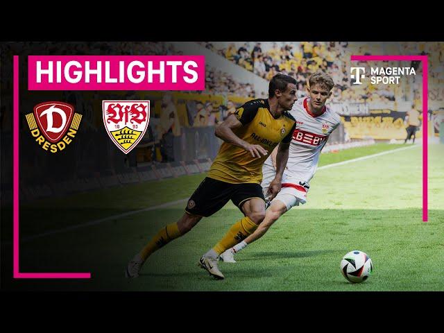 Dynamo Dresden - VfB Stuttgart II | Highlights 3. Liga | MAGENTA SPORT