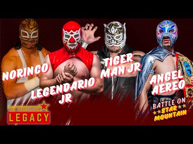 Pro Wrestling Legacy: Norinco vs Tiger Man Jr vs Legendario Jr vs Angel Aereo - Fatal 4 Way